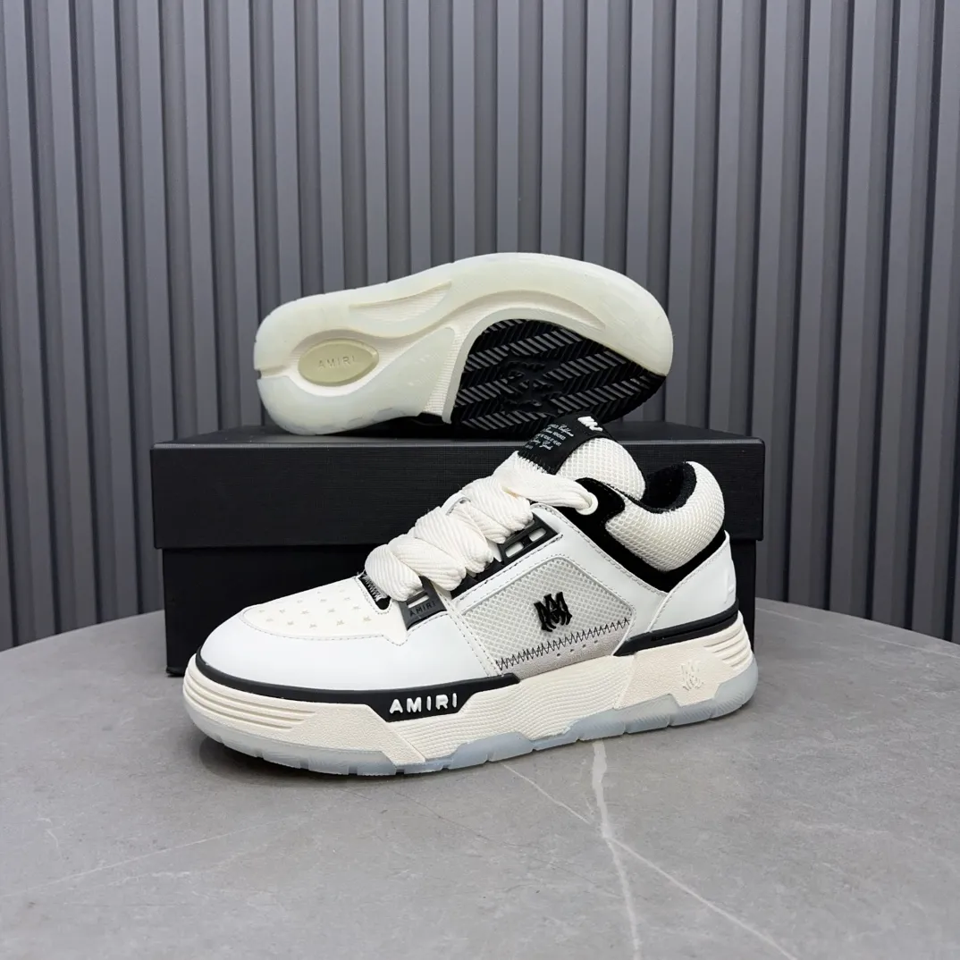 Men's shoes 💰660💰 AMIRI AMIRI trendy brand hot sale 🔥 Available all year round, couples 💑 Official website synchronization Imported fabrics 1⃣️ vs 1⃣️ replica, original factory special original sole, 35-45 (45. non-refundable)